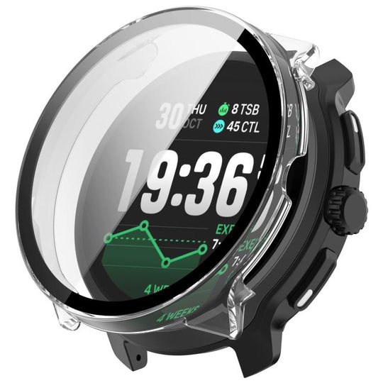 For Suunto Race 2 Tempered Film Integrated PC Watch Protective Cover(Transparent)