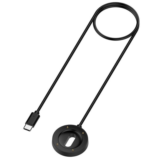 For Suunto Run USB-C / Type-C Interface Magnetic Watch Charging Cable Charging Dock(Black)