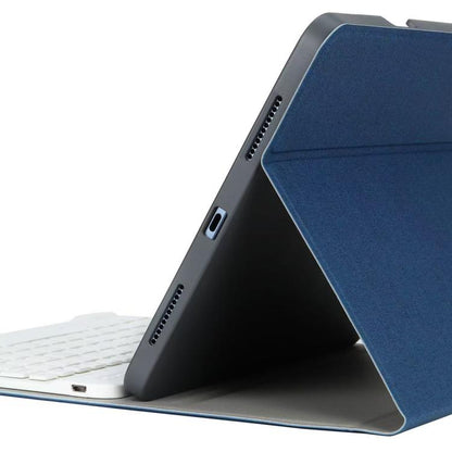 For  iPad Pro 12.9  2015 Textured Magnetic Detachable Bluetooth Tablet Keyboard Case(Dark Blue) - For iPad Pro by buy2fix | Online Shopping UK | buy2fix