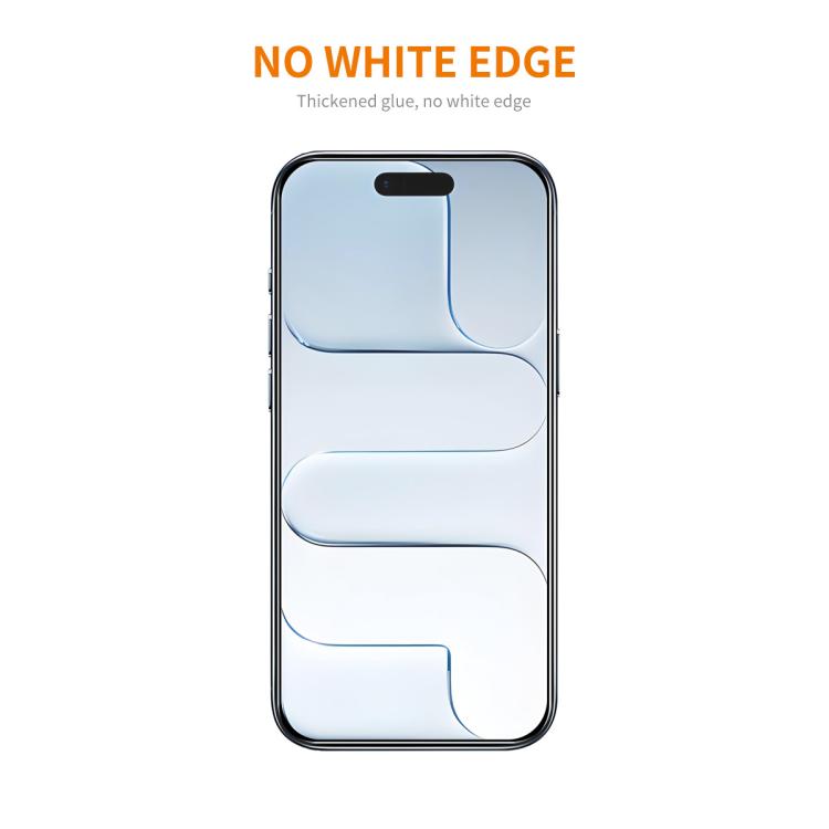 For iPhone Air 5pcs ENKAY Thickened Glue No White Edge 9H Big Arc Edge High Aluminum-silicon Tempered Glass Film - iPhone Air Tempered Glass by ENKAY | Online Shopping UK | buy2fix