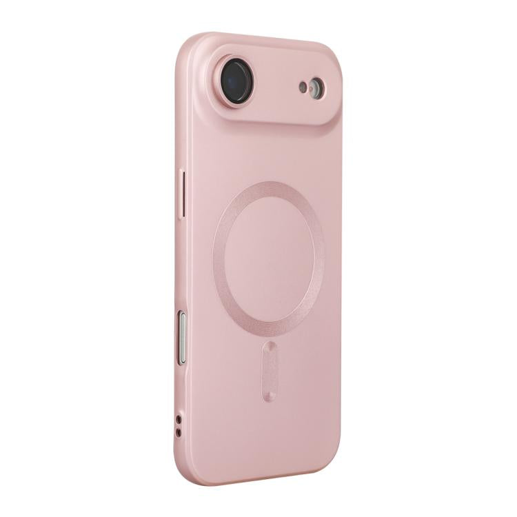 For iPhone Air ENKAY MagSafe Matte TPU Phone Case with Lens Film(Pink) - iPhone Air Cases by ENKAY | Online Shopping UK | buy2fix