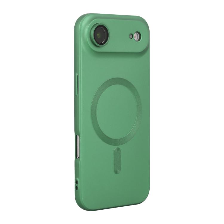 For iPhone Air ENKAY MagSafe Matte TPU Phone Case with Lens Film(Green) - iPhone Air Cases by ENKAY | Online Shopping UK | buy2fix