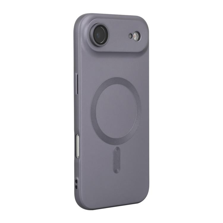 For iPhone Air ENKAY MagSafe Matte TPU Phone Case with Lens Film(Dark Grey) - iPhone Air Cases by ENKAY | Online Shopping UK | buy2fix
