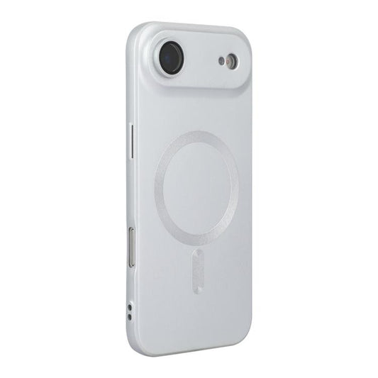 For iPhone Air ENKAY MagSafe Matte TPU Phone Case with Lens Film(Silver) - iPhone Air Cases by ENKAY | Online Shopping UK | buy2fix