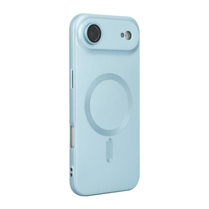 For iPhone Air ENKAY MagSafe Matte TPU Phone Case with Lens Film(Blue) - iPhone Air Cases by ENKAY | Online Shopping UK | buy2fix
