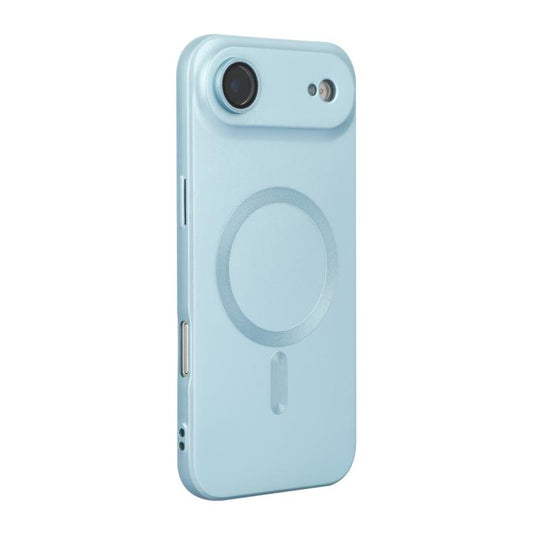 For iPhone Air ENKAY MagSafe Matte TPU Phone Case with Lens Film(Blue) - iPhone Air Cases by ENKAY | Online Shopping UK | buy2fix