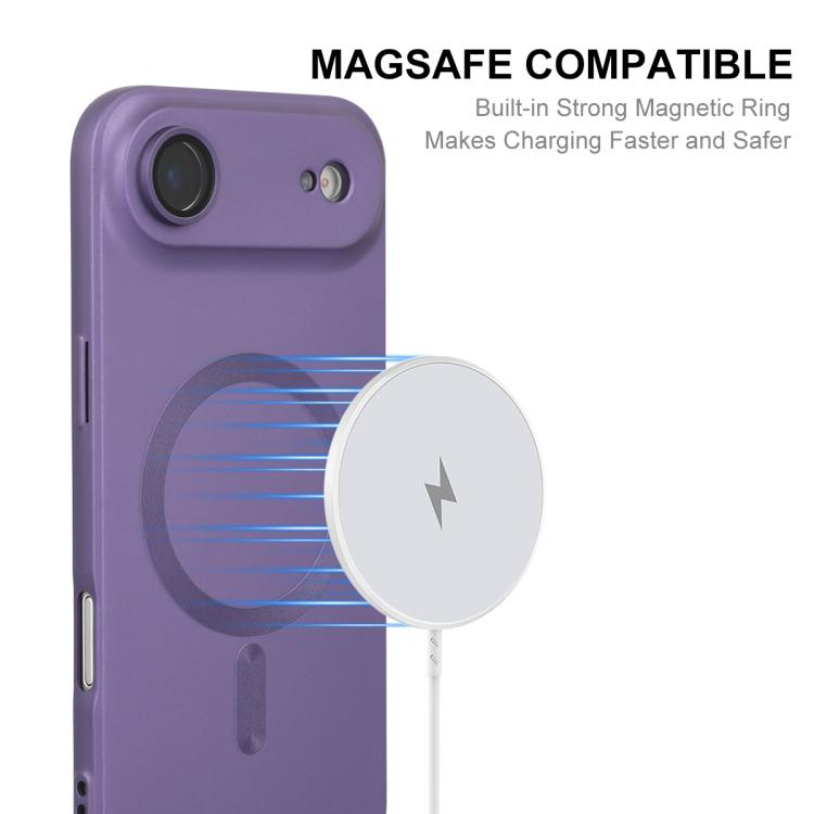 For iPhone Air ENKAY MagSafe Matte TPU Phone Case with Lens Film(Blue) - iPhone Air Cases by ENKAY | Online Shopping UK | buy2fix