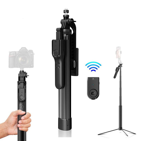 K31 Smartphone Remote Control Live Streaming Photography Stand Aluminum Alloy Selfie Stick Tripod