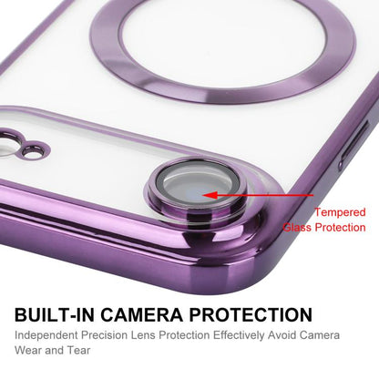 For iPhone Air ENKAY Hat-Prince Magsafe Electroplated TPU Clear Shockproof Phone Case(Green) - iPhone Air Cases by ENKAY | Online Shopping UK | buy2fix