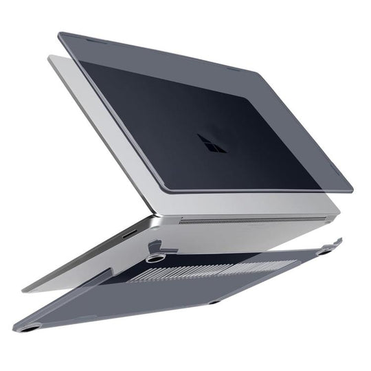 For Microsoft Surface Laptop 15 (2037) ENKAY Hat-Prince Crystal Protective Case Cover Clear Hard Shell(Black)