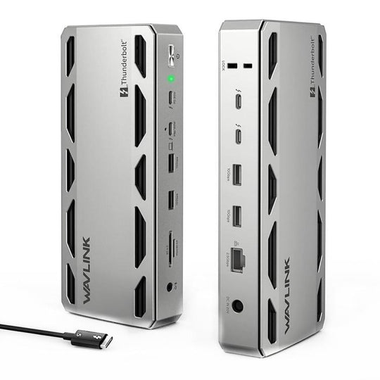 WAVLINK UTD58 12 in 1 120Gbps 140W Thunderbolt 5 Docking Station, Plug:AU Plug