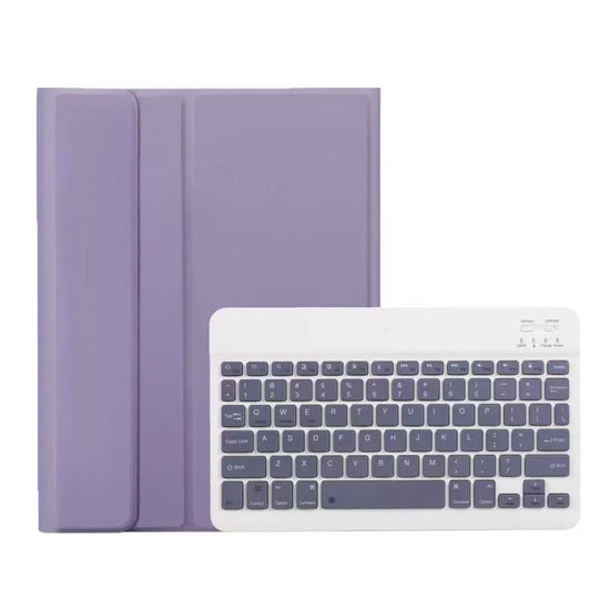 For Lenovo Tab P12 Pro12.7 Tablet Folio with Bluetooth Keyboard(Lavender Purple)