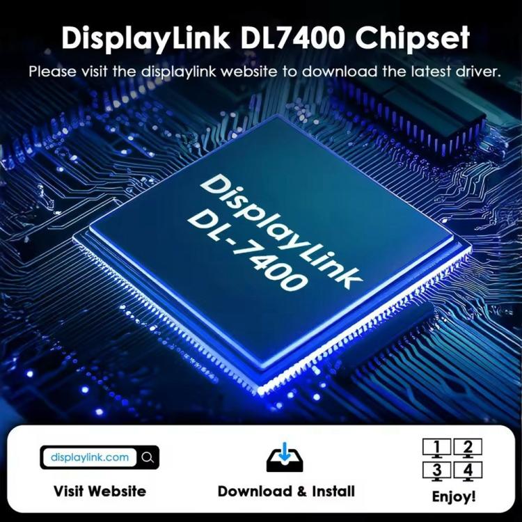 WAVLINK UG7501D 85W Upstream Charging 4 DP Converter 4K / 8K Display Adapter -  by WAVLINK | Online Shopping UK | buy2fix