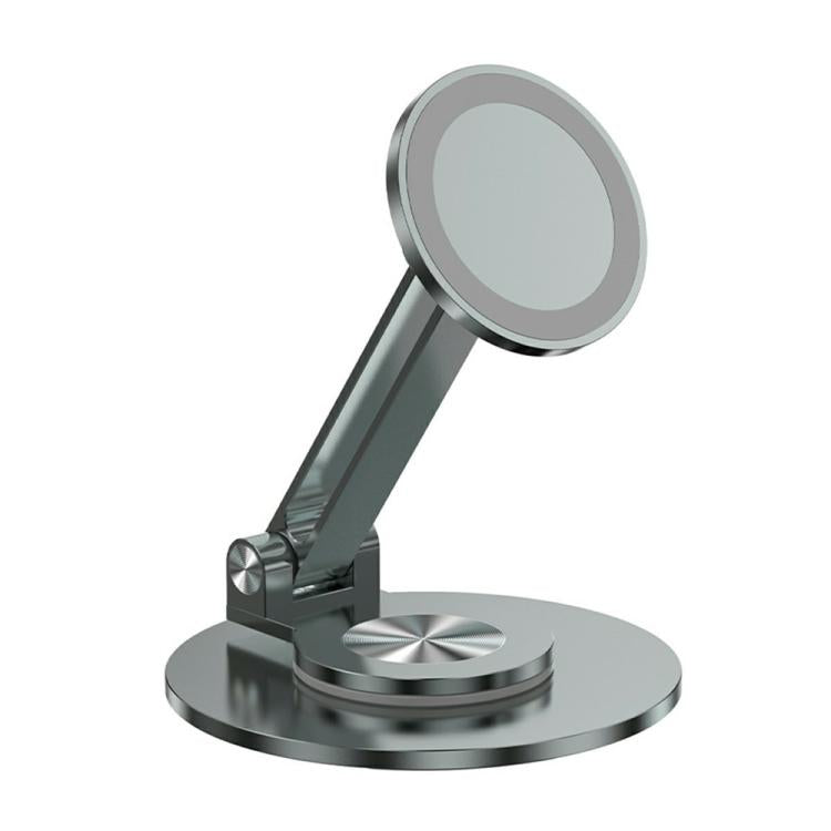 CX-1 360 Degree Rotation Foldable Magnetic Phone Desktop Holder(Grey) - Desktop Holder by buy2fix | Online Shopping UK | buy2fix