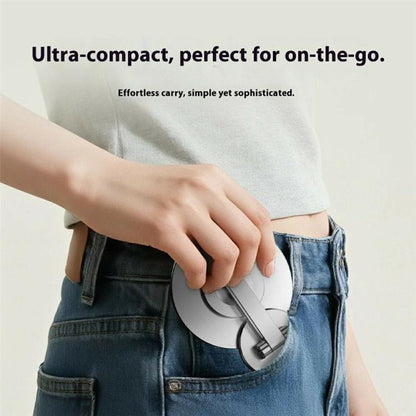 CX-1 360 Degree Rotation Foldable Magnetic Phone Desktop Holder(Black) - Desktop Holder by buy2fix | Online Shopping UK | buy2fix