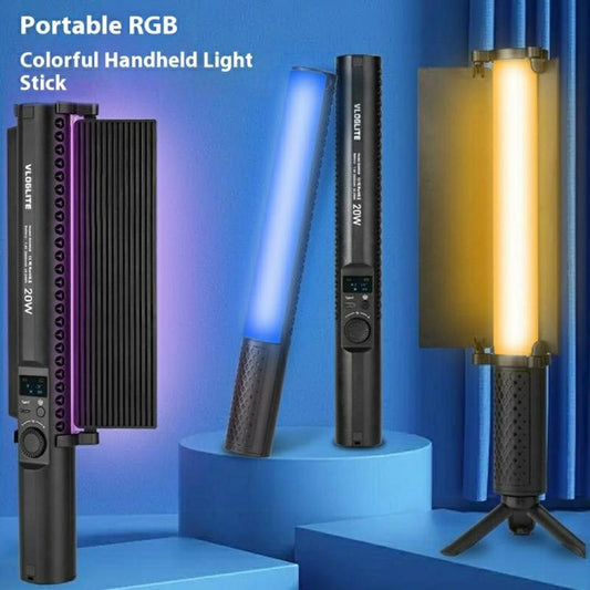 VLOGLITE B20RGB Magnetic LED Fill Light Handheld 20 Modes RGB Photography Light Stick -  by buy2fix | Online Shopping UK | buy2fix