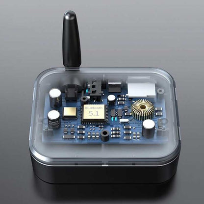 GR01 Bluetooth Receiver with Antenna, TF Card Slot, 3.5mm AUX Bluetooth Adapter for Car Speaker, Amplifier, Hands-Free Audio - Audio Receiver Transmitter by buy2fix | Online Shopping UK | buy2fix