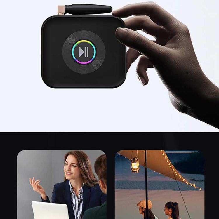 GR01 Bluetooth Receiver with Antenna, TF Card Slot, 3.5mm AUX Bluetooth Adapter for Car Speaker, Amplifier, Hands-Free Audio - Audio Receiver Transmitter by buy2fix | Online Shopping UK | buy2fix