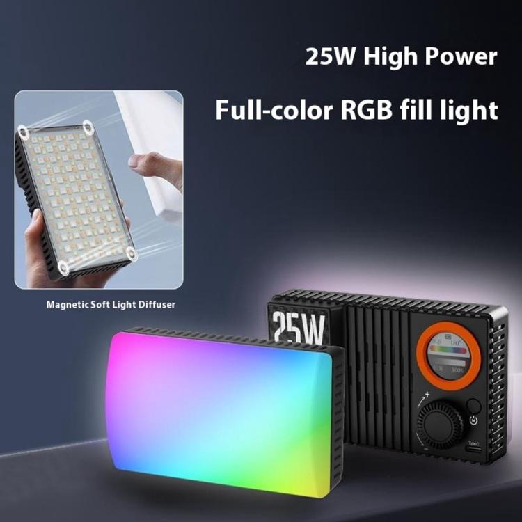 VLOGLITE K25RGB For Camera Photography Pocket Video Light 25W High Power RGB Fill Light -  by VLOGLITE | Online Shopping UK | buy2fix