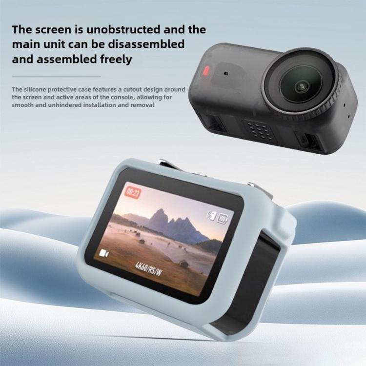 For DJI Osmo Nano Sports Camera Body Silicone Protective Cover(Grey) - Case & Bags by buy2fix | Online Shopping UK | buy2fix