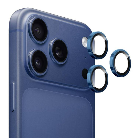 For iPhone 17 Pro / 17 Pro Max ENKAY AR Anti-reflection Camera Lens Glass Full Film(Dark Blue)