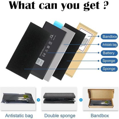 X8VWF-97Wh Laptop Battery for Dell Latitude 14 Rugged 5404 5414 E5404 Extreme 7404 - Dell Spare Parts by buy2fix | Online Shopping UK | buy2fix