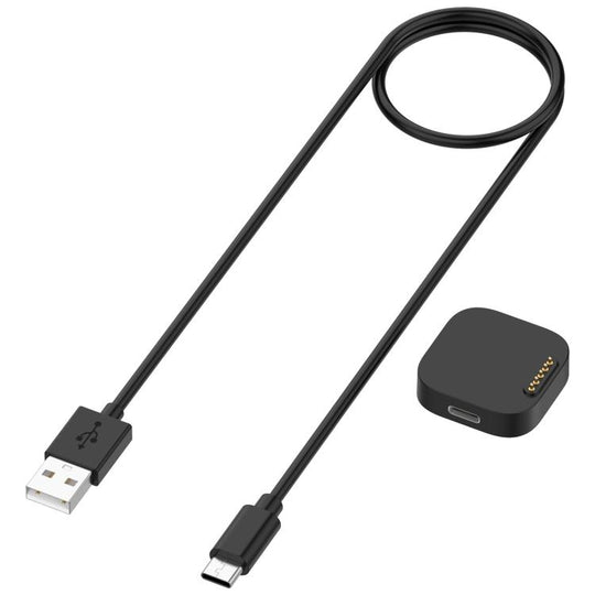 For T-Mobile SyncUP Kids Watch 2 Split USB Port Smart Watch Magnetic Charging Cable(Black)