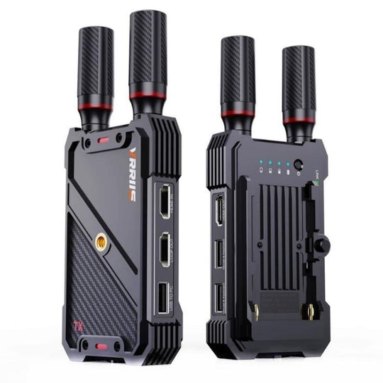VRRIIS 082K Support USB Keyboard Mouse 400m Wireless HD KVM Extender Video Transmitter Receiver, Plug:AU Plug