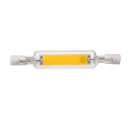 R7S 5W COB LED Lamp Bulb Glass Tube for Replace Halogen Light Spot Light,Lamp Length: 78mm, AC:220v(Warm White) by buy2fix