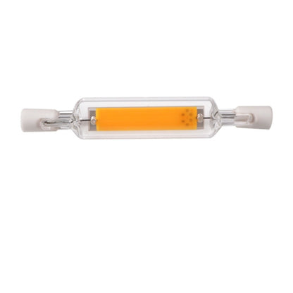 R7S 5W COB LED Lamp Bulb Glass Tube for Replace Halogen Light Spot Light,Lamp Length: 78mm, AC:110v(Warm White) by buy2fix