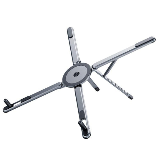 E05 Multi-Function Magnetic Aluminum Alloy Phone Holder Portable Desktop Stand for Tablet PC