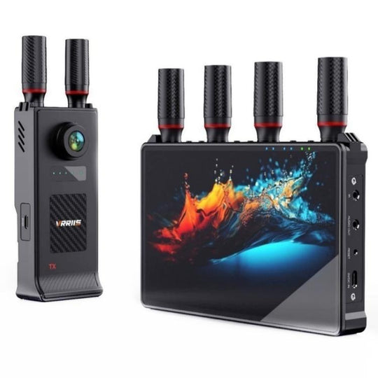 VRRIIS 085 P With LCD Display 1080P HD 400m Range Wireless Video Transmitter and Receiver Kit, Plug:AU Plug