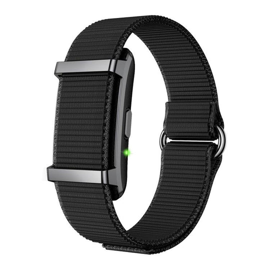 Y25 Screenless BT Smart Bracelet Nylon Strap, Support Sleep / Heart Rate Monitoring / Exercise Data Records(Black)
