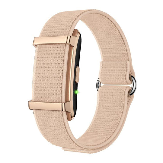 Y25 Screenless BT Smart Bracelet Nylon Strap, Support Sleep / Heart Rate Monitoring / Exercise Data Records(Gold)