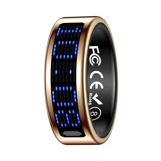 SR16 SIZE 11 Smart Ring, Support Heart Rate / Blood Oxygen / Sleep Monitoring / Multiple Sports Modes(Gold)