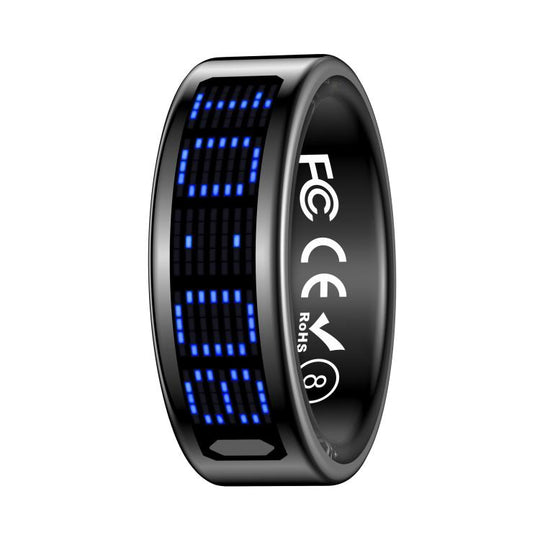 SR16 SIZE 14 Smart Ring, Support Heart Rate / Blood Oxygen / Sleep Monitoring / Multiple Sports Modes(Black)