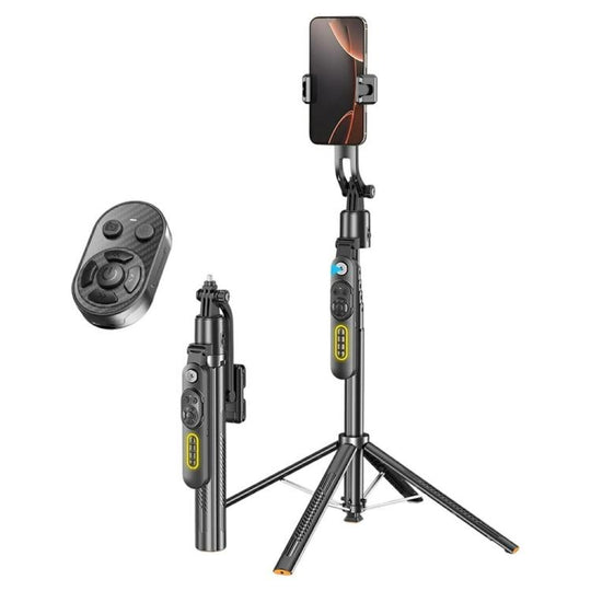 Q625 Portable Foldable Smart AI Tracking Anti-Shake Bluetooth Selfie Stick Quadripod