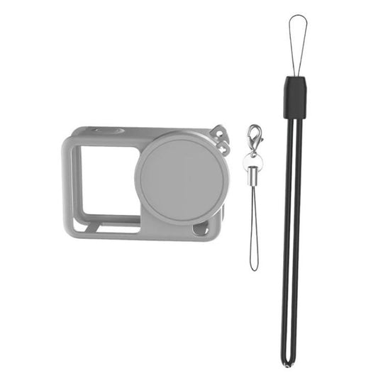 For DJI Osmo Action 6 Action Cameras Body Lens Cap Silicone Protective Cover(Grey)