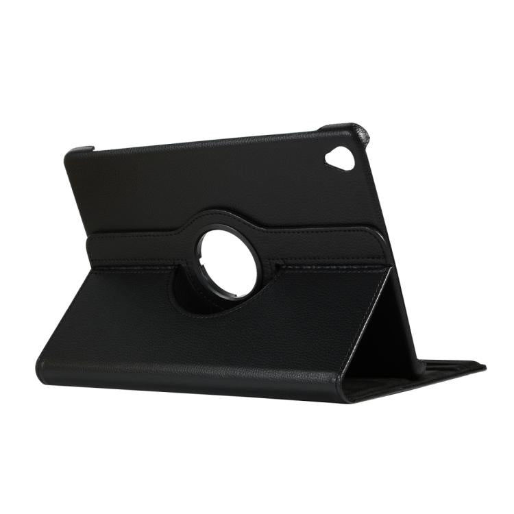 ENKAY 360 Degree Rotation Lichi Texture Leather Case with Holder for HUAWEI MediaPad M6 10.8 2019(Black) - Huawei by ENKAY | Online Shopping UK | buy2fix