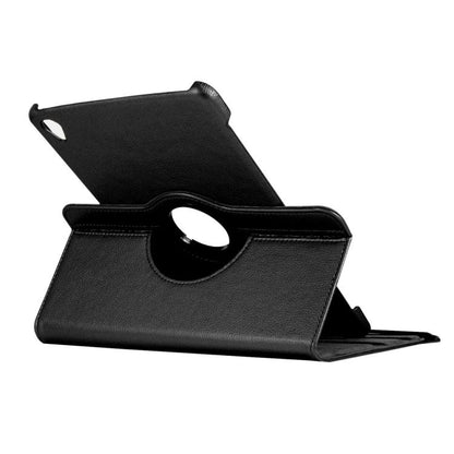 ENKAY 360 Degree Rotation Lichi Texture Leather Case with Holder for HUAWEI MediaPad M6 10.8 2019(Black) - Huawei by ENKAY | Online Shopping UK | buy2fix