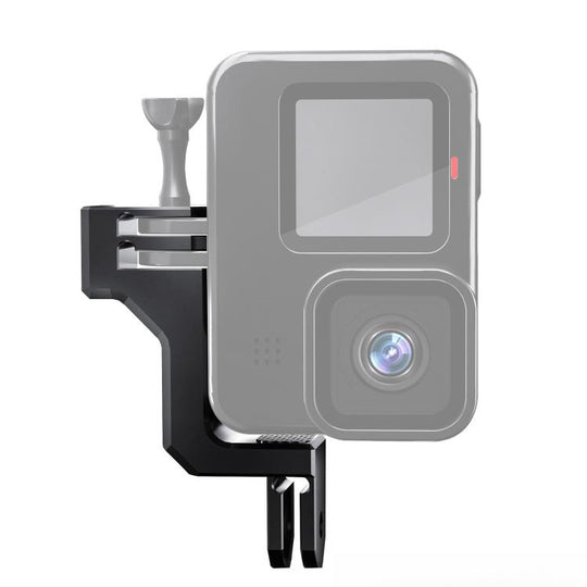 For GoPro HERO12 Black /11 Black /10 Black /9 Black Horizontal-to-Vertical Camera Mounting Adapter with Long Screws