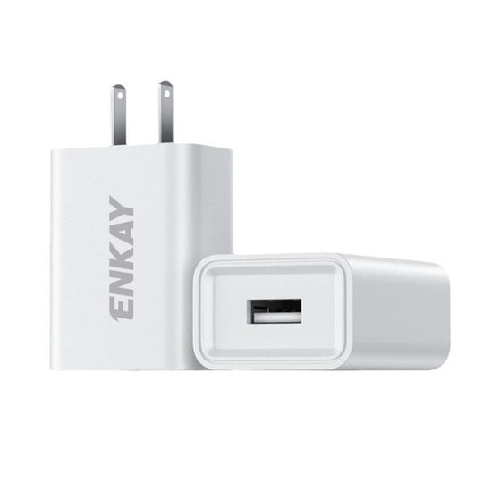 ENKAY 10W USB Wall Charger 5V 2A Power Adapter, Type:US Plug(White)