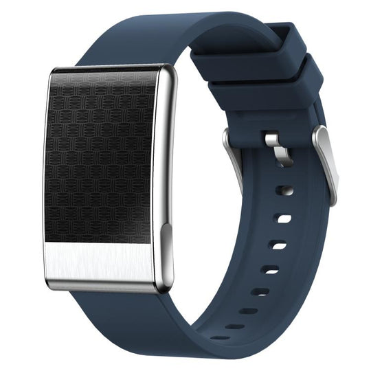 E900 Screenless BT Smart Bracelet Silicone Strap, Support ECG Heart Health Analysis / Health Monitoring(Blue)