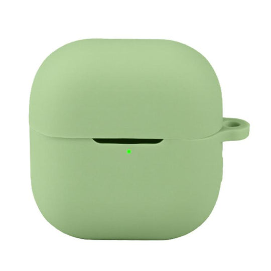 For Huawei FreeClip 2 Solid Color Silicone Earphone Protective Cover(Matcha Green)