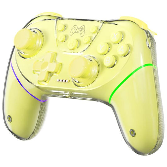 For Switch 2 / PC / ipad / Tesla Model 3/Y/S/X Dual Hall Effect Joystick Game Controllers(Yellow)