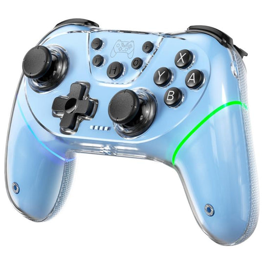 For Switch 2 / PC / ipad / Tesla Model 3/Y/S/X Dual Hall Effect Joystick Game Controllers(Blue)