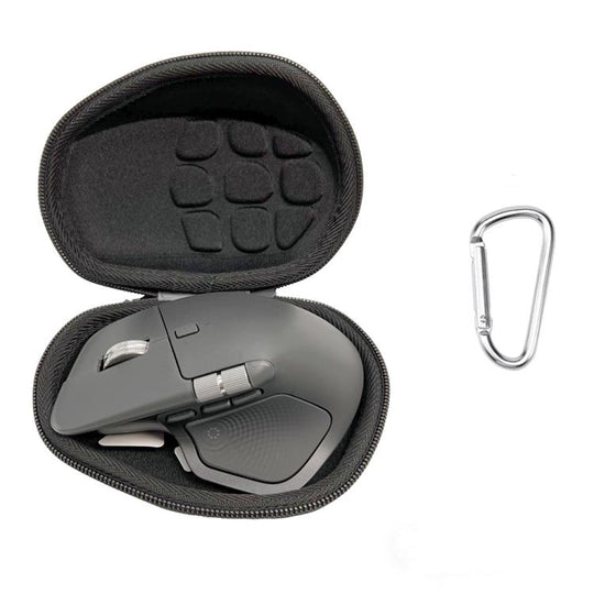 For Logitech MX Master 4 / 3S Mouse Carrying Case Portable PU Hard Shell Protective Case for Outdoor Use