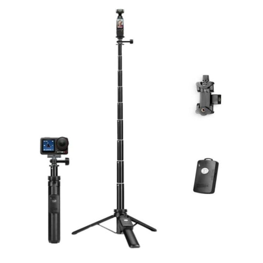 YUNTENG VCT-363 For Smartphone / DJI Pocket 3 Extension Pole Selfie Stick Tripod Stand