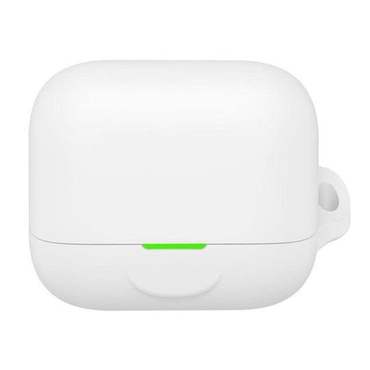 For EarFun Air Pro 4+ Solid Color Silicone Earphone Protective Cover(White)