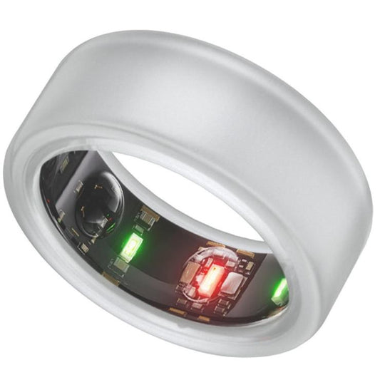 For Oura Ring Gen3 / Samsung Galaxy Ring Silicone Ring Cover, Size:M 11-13(Transparent)